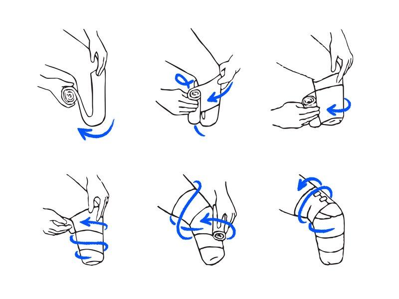 bandażowanie podudzia